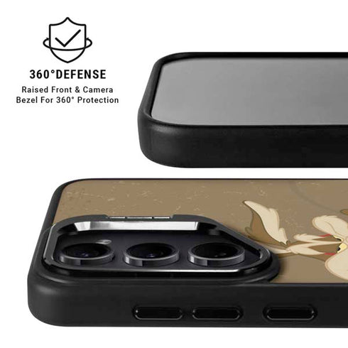 Looney Tunes Wile E Coyote Double Galaxy S25 Ultra Kickstand Case